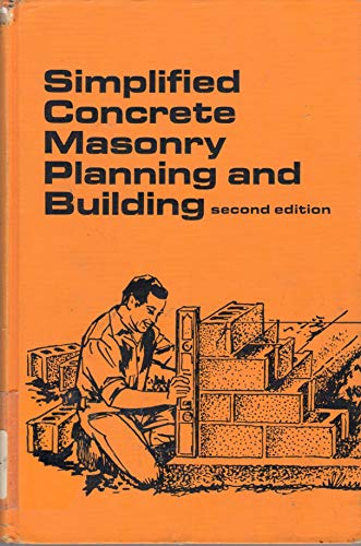 9780898742787: Simplified Concrete Masonry Planning and Building