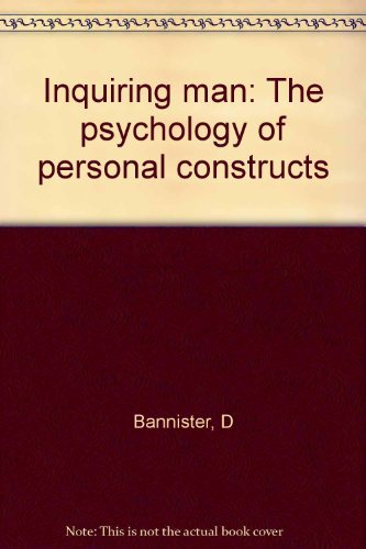 9780898745412: Inquiring man: The psychology of personal constructs