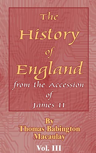 Beispielbild fr History of England: From the Accession of James II zum Verkauf von Chiron Media