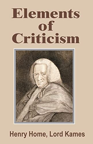 9780898759419: Elements of Criticism