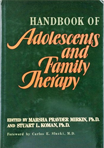 Beispielbild fr Handbook of adolescents and family therapy zum Verkauf von Wonder Book