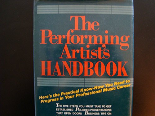 Imagen de archivo de The Performing Artist's Handbook a la venta por Better World Books