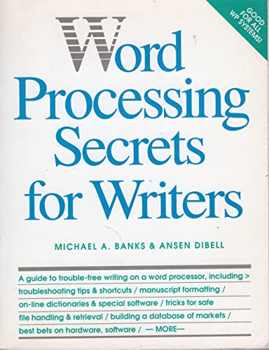 Stock image for Word Processing Secrets for Writers for sale by Wonder Book