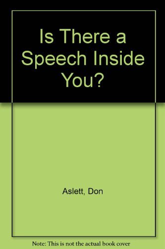 Is There a Speech Inside You? (9780898793611) by Aslett, Don