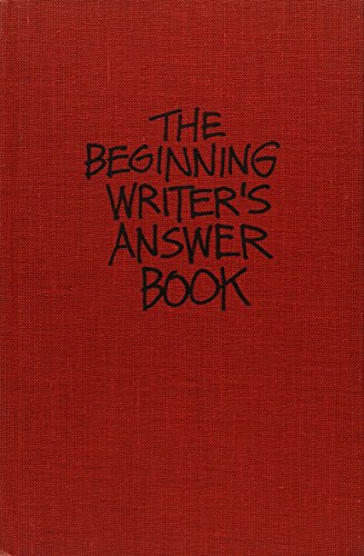 Imagen de archivo de Beginning Writer's Answer Book a la venta por Acme Books