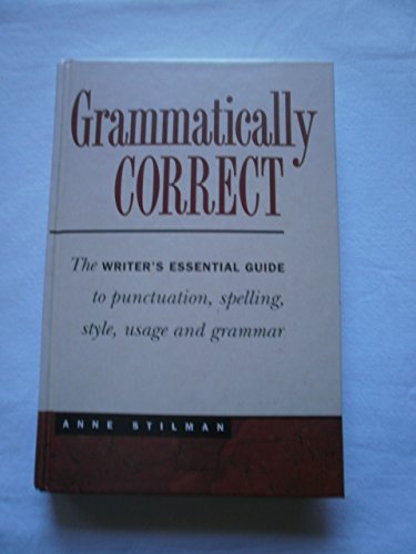 Imagen de archivo de Grammatically Correct a la venta por The Book Cellar, LLC