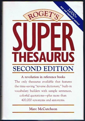 Beispielbild fr Roget's Superthesaurus zum Verkauf von ThriftBooks-Dallas