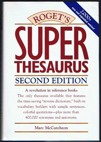 Imagen de archivo de Roget's Superthesaurus a la venta por ThriftBooks-Dallas