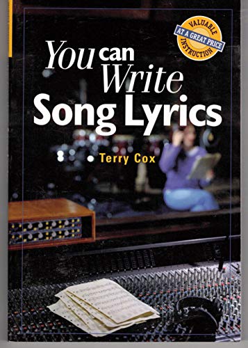 Beispielbild fr You Can Write Song Lyrics zum Verkauf von Jenson Books Inc