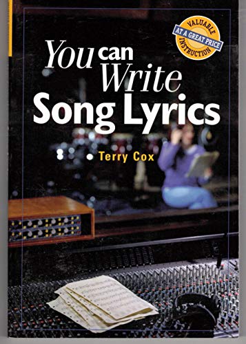 Imagen de archivo de You Can Write Song Lyrics a la venta por Ergodebooks