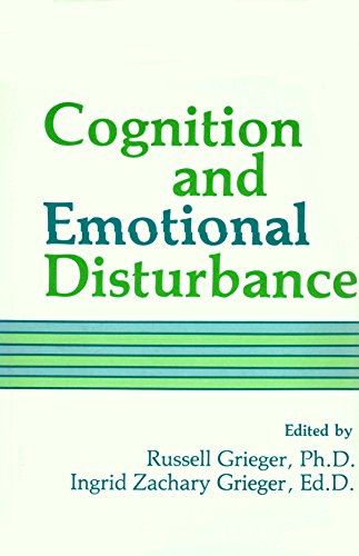 Stock image for Cognition and Emotional Disturbance for sale by Front Cover Books