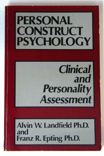 Beispielbild fr Personal Construct Psychology: Clinical and Personality Assessment zum Verkauf von Anybook.com