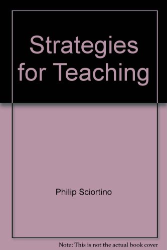 Stock image for Strategies for Teaching for sale by dsmbooks