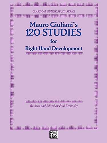 9780898981902: 120 Studies for Right Hand Development (Classical Guitar Study Series)