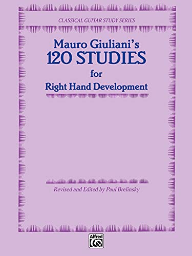 9780898981902: 120 Studies for Right Hand Development (Classical Guitar Study)