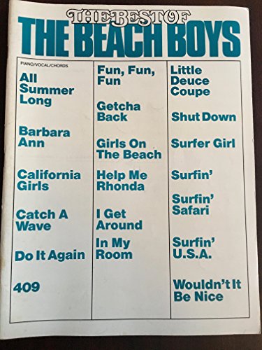 Imagen de archivo de The Best of the Beach Boys: Piano/vocal/chords a la venta por HPB-Emerald