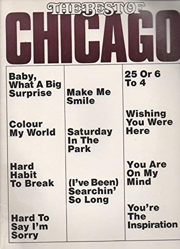 9780898984460: The Best of Chicago (Piano / Vocal / Guitar)