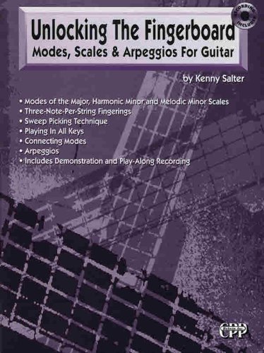 9780898989502: Unlocking the Fingerboard: Modes, Scales and Arpeggios for Guitar