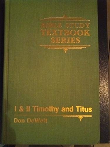 Imagen de archivo de Paul's Letters to Timothy and Titus, A New Commentary, Workbook, Teaching Manual. (Bible Study Textbook) a la venta por Dalton Books