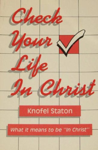 Beispielbild fr Check Your Life in Christ zum Verkauf von Modetz Errands-n-More, L.L.C.