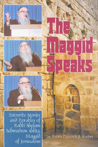 Stock image for The Maggid Speaks: Favorite Stories and Parables of Rabbi Sholom Schwadron Shlita, Maggid of Jerusalem (ArtScroll (Mesorah)) for sale by BooksRun