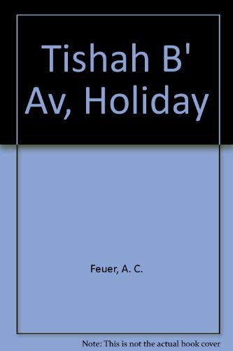 Stock image for Tishah B' Av, Holiday for sale by Wonder Book