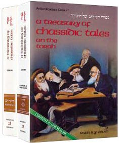 Stock image for A Treasury Of Chassidic Tales Torah And Festivals - 2 Volume Slipcased Set for sale by GF Books, Inc.