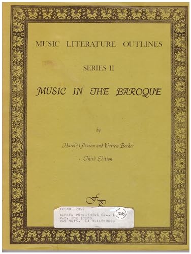 Stock image for Music in the Baroque for sale by Better World Books
