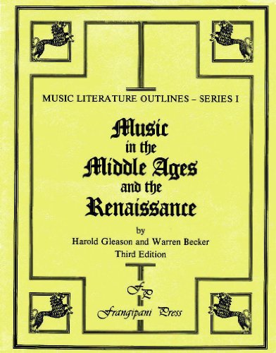 Stock image for Music in the Middle Ages and the Renaissance (Music Literature Outlines), 3rd Edition for sale by Books Unplugged