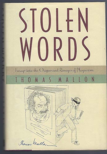 9780899193939: Stolen Words: Forays into the Origins and Ravages of Plagiarism