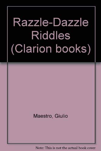 9780899194059: Razzle-Dazzle Riddles (Clarion books)
