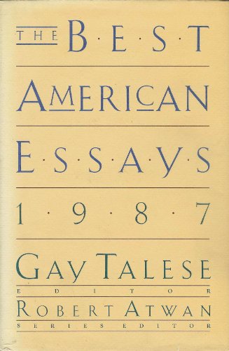 9780899194684: The Best American Essays 1987