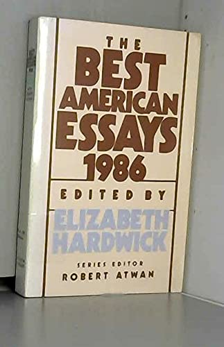 Stock image for Best American Essays 1986 for sale by Front Cover Books