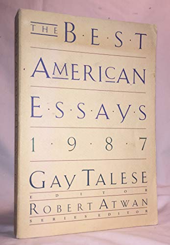 Imagen de archivo de The Best American Essays, 1987 a la venta por Wonder Book