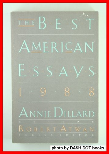 9780899197302: Best American Essays, 1988 (The Best American Essays)