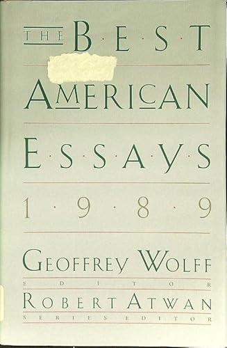 9780899198910: Best American Essays, 1989