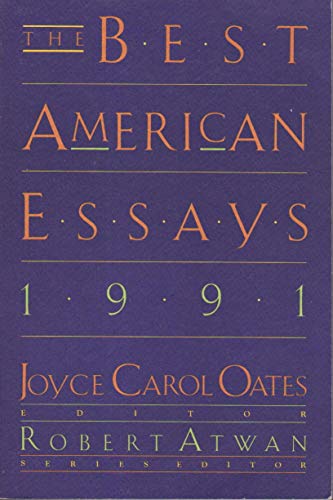 Beispielbild fr The Best American Essays 1991 zum Verkauf von Wonder Book