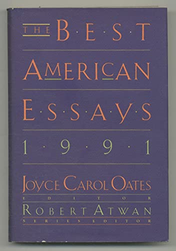 9780899199290: The Best American Essays, 1991
