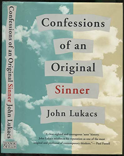 Imagen de archivo de Confess Original Sinner CL a la venta por ThriftBooks-Dallas