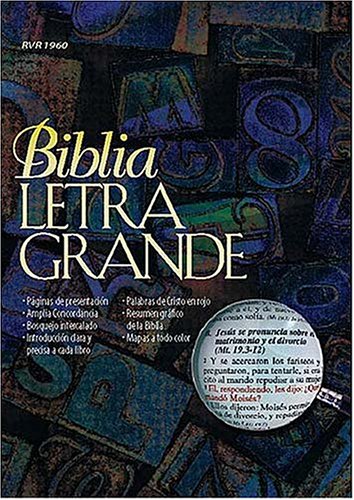 9780899224299: Biblia Letra Grande Imitacion, Piel Negra, Indice
