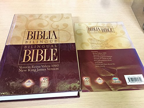 Imagen de archivo de Biblia Biling?e-Bilingual Bible, New King James version a la venta por Books of the Smoky Mountains