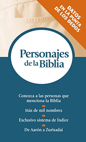 Stock image for Personajes De La Biblia Serie Referencias De Bolsillo for sale by SecondSale