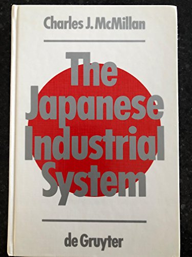 Stock image for The Japanese Industrial System for sale by Theologia Books