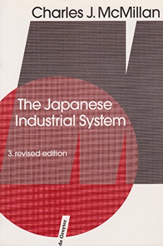 Stock image for The Japanese Industrial System for sale by Basement Seller 101