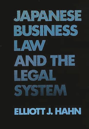 Beispielbild fr Japanese Business Law and the Legal System zum Verkauf von Better World Books