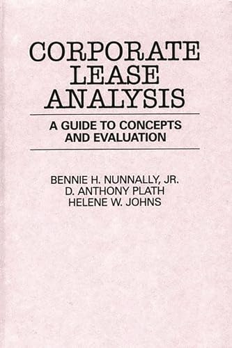 Stock image for Corporate Lease Analysis for sale by Books Puddle