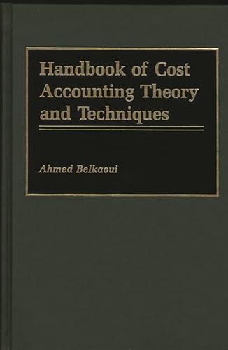 Beispielbild fr Handbook of Cost Accounting Theory and Techniques zum Verkauf von Anybook.com