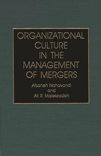 Stock image for Organizational Culture In The Management Of Mergers for sale by Ammareal