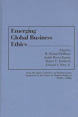 Stock image for Emerging Global Business Ethics for sale by Textbooks_Source