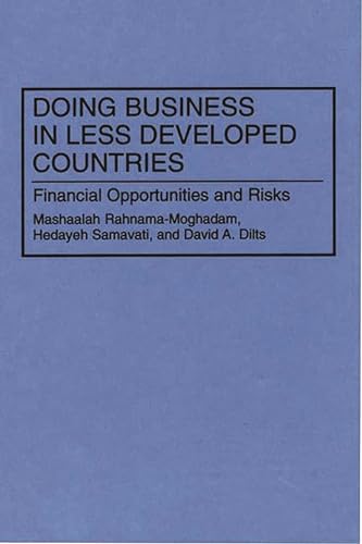 Stock image for Doing Business in Less Developed Countries : Financial Opportunities and Risks for sale by Better World Books